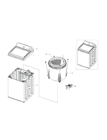 Main Assy parts for Samsung Washer WA456DRHDWR/AA-0000 / from AppliancePartsPros.com