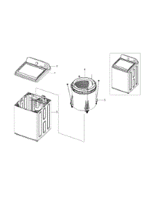 Main Assy parts for Samsung Washer WA456DRHDSU/AA-0002 / from AppliancePartsPros.com