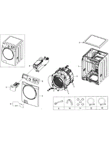 Main Assy parts for Samsung Washer WF393BTPARA/A2-0000 / from AppliancePartsPros.com