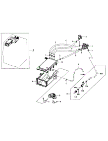Housing Drawer parts for Samsung Washer WF457ARGSWR/AA-0000 / from AppliancePartsPros.com