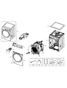 Main Assy parts for Samsung Washer WF455ARGSGR/AA-0000 / from AppliancePartsPros.com