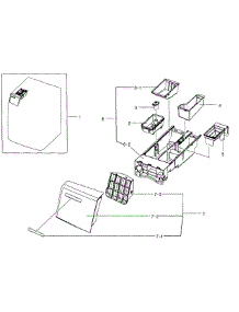 Drawer Assy parts for Samsung Washer WF419AAW/XAA-0004 / from AppliancePartsPros.com