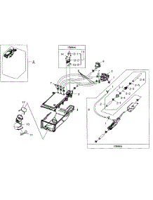 Housing Drawer parts for Samsung Washer WF419AAW/XAA-0004 / from AppliancePartsPros.com