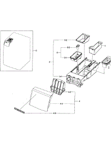 Drawer Assy parts for Samsung Washer WF395BTPAWR/A2-0001 / from AppliancePartsPros.com