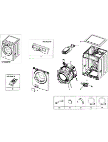 Main Assy parts for Samsung Washer WF363BTBEUF/A2-0001 / from AppliancePartsPros.com
