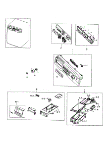 Control Panel parts for Samsung Washer WF317AAW/XAA-0000 / from AppliancePartsPros.com