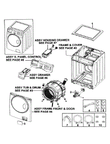 Main Assy parts for Samsung Washer WF219ANB/XAA-0000 / from AppliancePartsPros.com