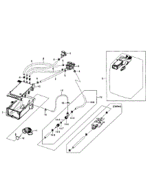 Drawer Housing parts for Samsung Washer WF511ABW/XAA-0004 / from AppliancePartsPros.com