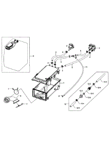 Drawer Housing parts for Samsung Washer WF361BVBEWR/A1-0001 / from AppliancePartsPros.com