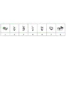 Holders parts for Samsung Washer WF361BVBEWR/A1-0001 / from AppliancePartsPros.com