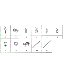 Holders parts for Samsung Washer WF365BTBGWR/A1-0001 / from AppliancePartsPros.com