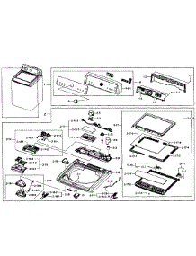 Top Cover Assy parts for Samsung Washer WA484DSHAWR/A1-0001 / from AppliancePartsPros.com