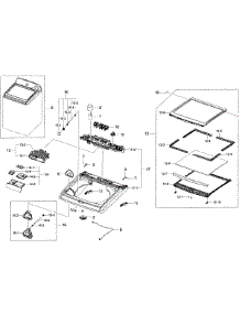 Top Cover Assy parts for Samsung Washer WA456DRHDSU/AA-0001 / from AppliancePartsPros.com