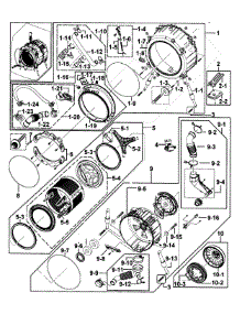 Drum Assy parts for Samsung Washer WF431ABW/XAA-0000 / from AppliancePartsPros.com