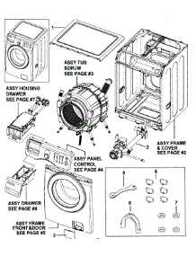 Main Assy parts for Samsung Washer WF209ANW/XAA-0000 / from AppliancePartsPros.com