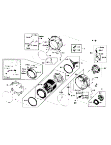 Drum Assy parts for Samsung Washer WF431ABP/XAA-0001 / from AppliancePartsPros.com