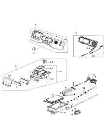 Panel Assy parts for Samsung Washer WF339AAW/XAA / from AppliancePartsPros.com