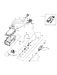 Drawer Housing parts for Samsung Washer WF520ABW/XAA / from AppliancePartsPros.com