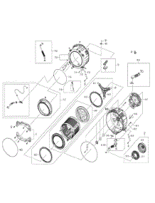 Drum Assy parts for Samsung Washer WF520ABW/XAA / from AppliancePartsPros.com