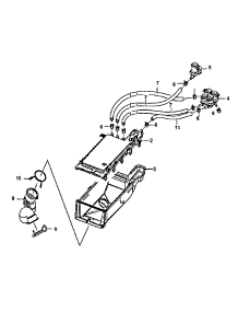 Drawer Housing parts for Samsung Washer WF330ANW/XAA / from AppliancePartsPros.com