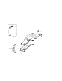 Drawer Housing parts for Samsung Washer WF409ANW/XAA / from AppliancePartsPros.com