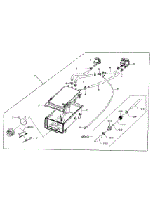 Drawer Housing parts for Samsung Washer WF210ANW/XAA / from AppliancePartsPros.com