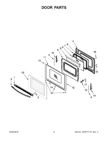05 - Door Parts parts for Whirlpool Range 4KWFE7685ES0 from AppliancePartsPros.com