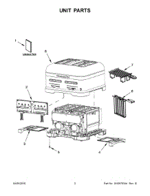 02 - Unit Parts parts for Whirlpool Toaster 5KMT4204AFP0 from AppliancePartsPros.com