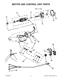 04 - Motor And Control Unit Parts parts for Kitchenaid Mixer 5KPM5BER4 from AppliancePartsPros.com