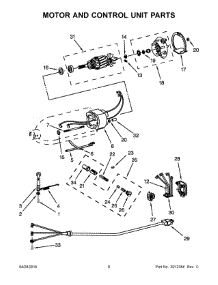 04 - Motor And Control Unit Parts parts for Whirlpool Mixer 5KSM150PSSRI4 from AppliancePartsPros.com