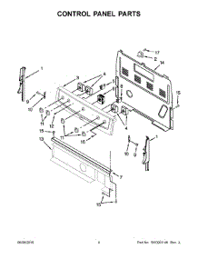 03 - Control Panel Parts parts for Maytag Range ACR3130BAW0 from AppliancePartsPros.com