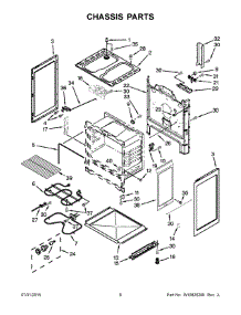 04 - Chassis Parts parts for Maytag Range ACR4503SEB0 from AppliancePartsPros.com