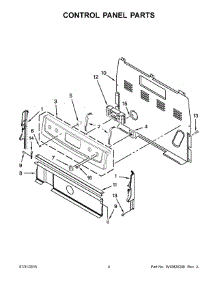 03 - Control Panel Parts parts for Maytag Range ACR4503SES0 from AppliancePartsPros.com