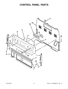 02 - Control Panel Parts parts for Amana Range ACR4530BAB0 from AppliancePartsPros.com