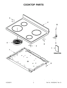 02 - Cooktop Parts parts for Maytag Range AER5630BAB0 from AppliancePartsPros.com