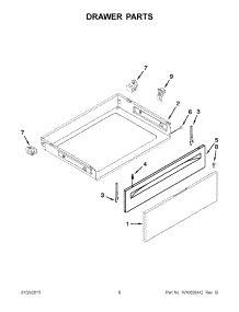 05 - Drawer Parts parts for Maytag Range AER5630BAB0 from AppliancePartsPros.com