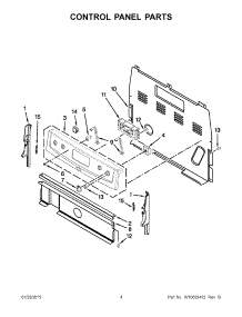03 - Control Panel Parts parts for Maytag Range AER5630BAW0 from AppliancePartsPros.com