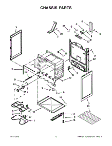 05 - Chassis Parts parts for Maytag Range AER6303MFB0 from AppliancePartsPros.com
