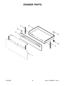 06 - Drawer Parts parts for Maytag Range AER6603SFB0 from AppliancePartsPros.com