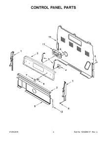 03 - Control Panel Parts parts for Maytag Range AER6603SFS0 from AppliancePartsPros.com