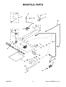 04 - Manifold Parts parts for Amana Range AGR3130BAW0 from AppliancePartsPros.com