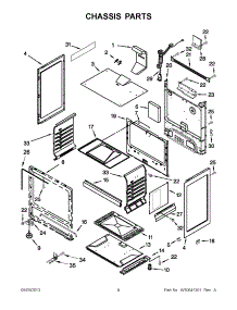 05 - Chassis Parts parts for Amana Range AGR3311WDW3 from AppliancePartsPros.com
