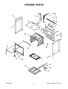 05 - Chassis Parts parts for Maytag Range AGR4230BAB0 from AppliancePartsPros.com