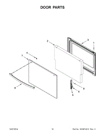 07 - Door Parts parts for Maytag Range AGR4230BAB0 from AppliancePartsPros.com
