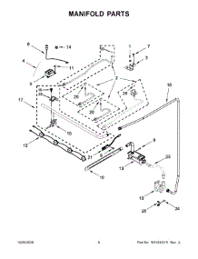 04 - Manifold Parts parts for Maytag Range AGR4230BAB1 from AppliancePartsPros.com