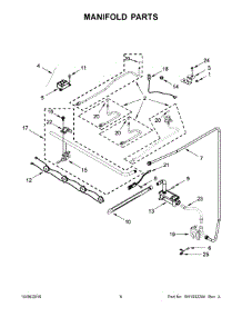 04 - Manifold Parts parts for Maytag Range AGR5330BAB1 from AppliancePartsPros.com