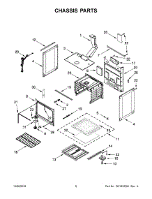 05 - Chassis Parts parts for Maytag Range AGR5330BAW1 from AppliancePartsPros.com