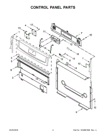 03 - Control Panel Parts parts for Maytag Range AGR5630BDS2 from AppliancePartsPros.com