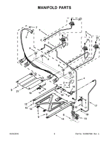04 - Manifold Parts parts for Maytag Range AGR5630BDS2 from AppliancePartsPros.com