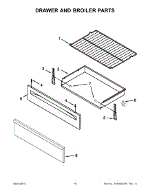 05 - Drawer And Broiler Parts parts for Amana Range AGR5630BDW0 from AppliancePartsPros.com
